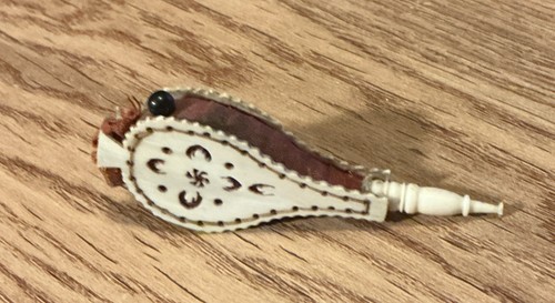Antique victorian carved - carved, ivory