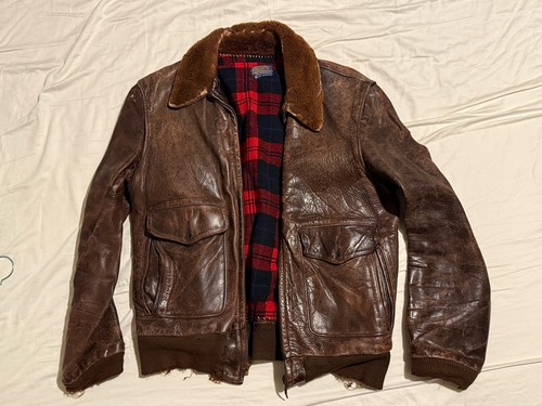 Vintage wwii leather - vintage, a2