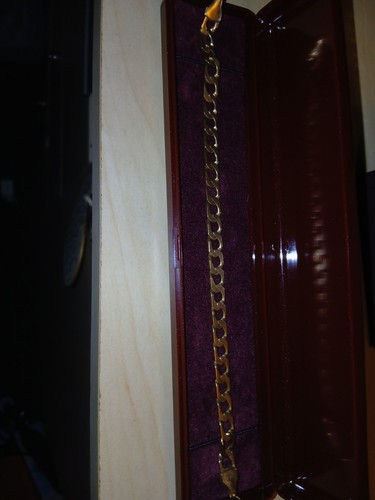 9ct gold curb bracelet very - 9ct,