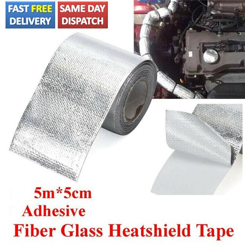 Silver exhaust heat wrap - silver,