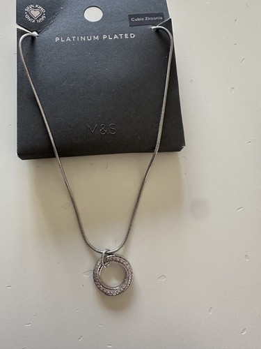 Silver cubic zirconia - m&s,