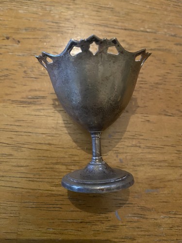 Vintage silver plate egg - vintage,