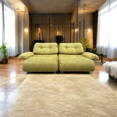 Sofa settee plan vintage mid - sofa,