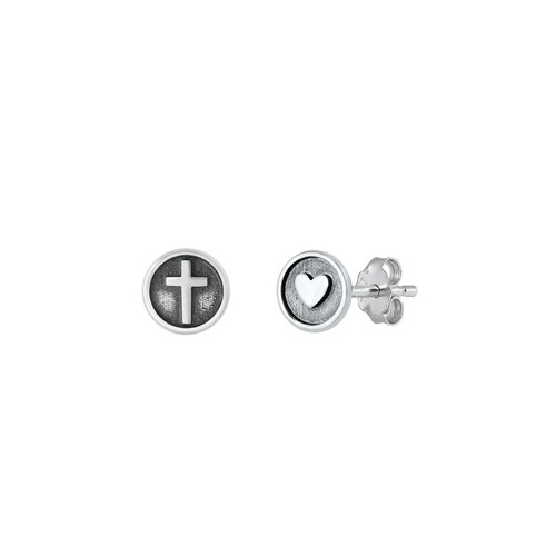 Sterling silver cross and - cross,