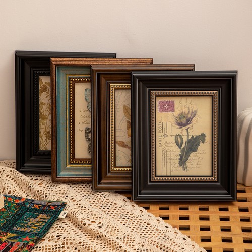 Retro photo frame wall decor - wall,