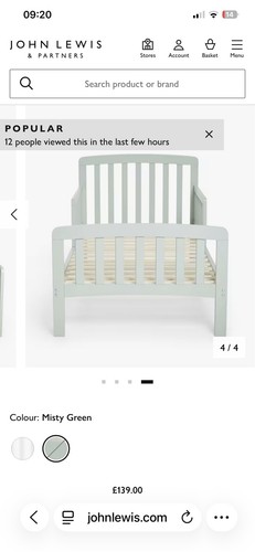 John lewis toddler - toddler, mint