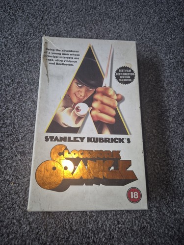 Clockwork orange vhs - orange,