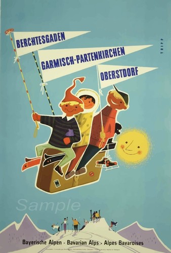 Vintage bavarian alps austria - vintage,