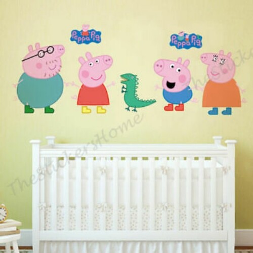 Peppa pig wall - pig, baby