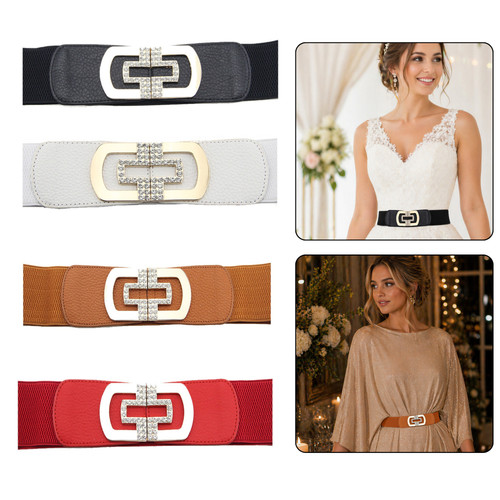 Ladies elastic waist belt - ladies,