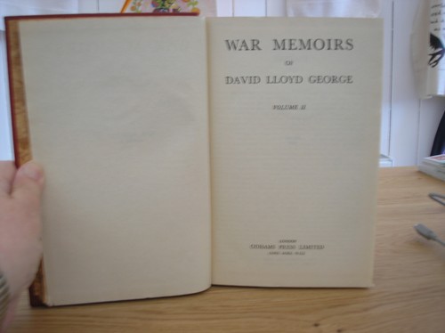 War memoirs david lloyd - memoirs,