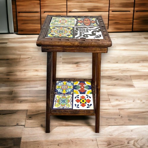 Customizable mexican end table - customizable,