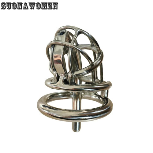 Titanium chastity cage with - cage,