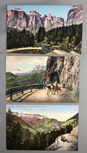 C1910 dolomites road italy - c1910,