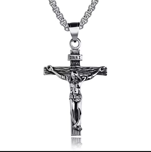 Crucifix pendant necklace - pendant,