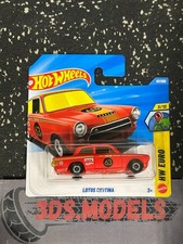 Lotus cortina red hot wheels - lotus,