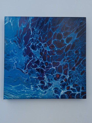 Fluid art canvas paintings - art,