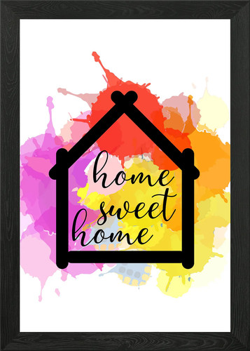 Home sweet - , watercolor