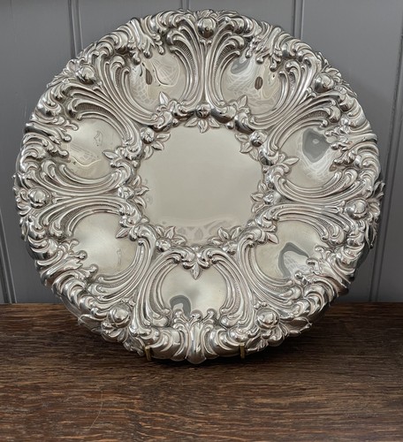 Silver plated serving dish - plated,
