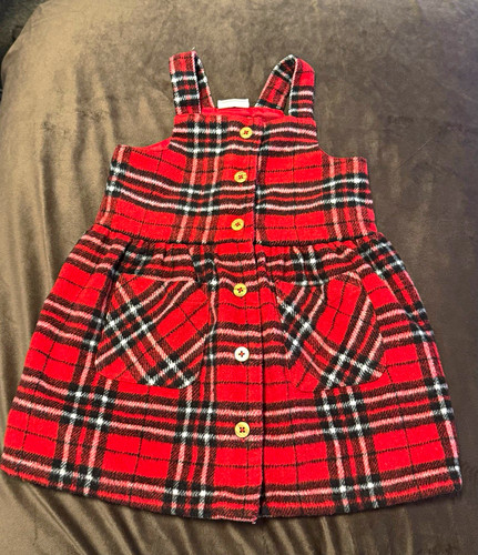 Fred flo girls red tartan - fred,