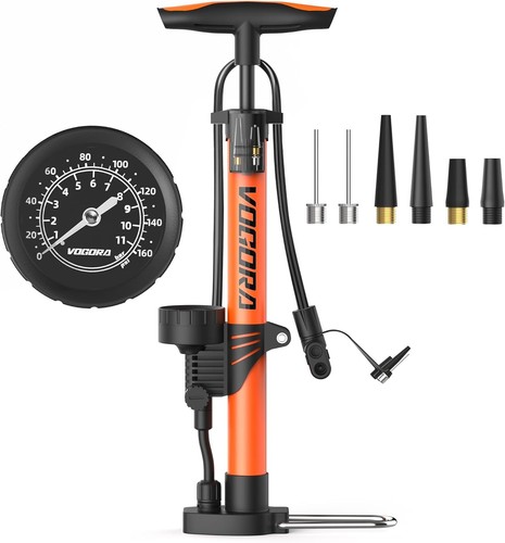 Bike pump with pressure - pump, gauge