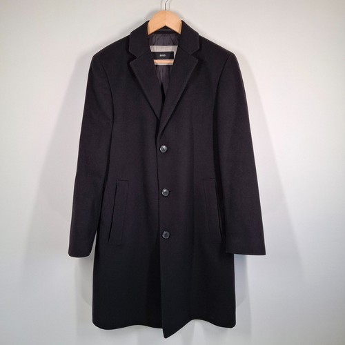 Hugo boss overcoat mens - boss, 46r