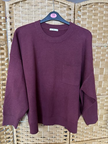 Ladies maroon long sleeve - maroon,