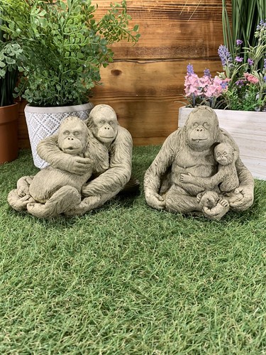 Stone garden orangutan loving - garden,