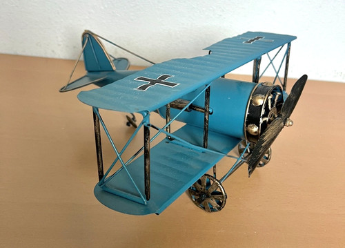 Handmade tin plane wwi - plane,