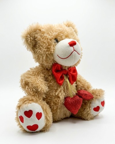 Cute fluffy teddy bear - teddy,