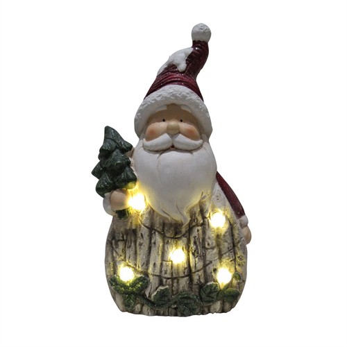 Light santa tree christmas - light,