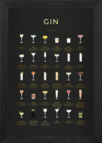 Gin cocktails collection - gin,