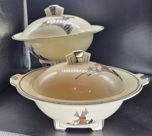 Rare art deco midwinter - deco, pair