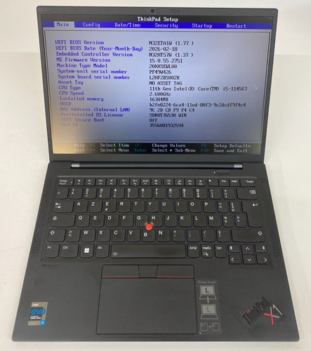 Lenovo thinkpad carbon gen - lenovo, x1