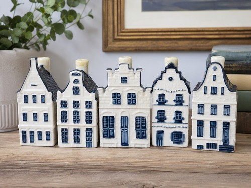 Lot blue delft - of, mini