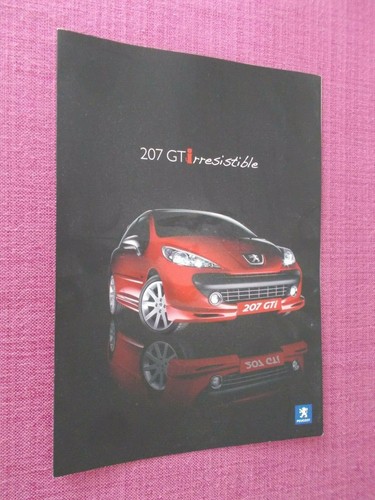 Peugeot 207 gti - peugeot, brochure