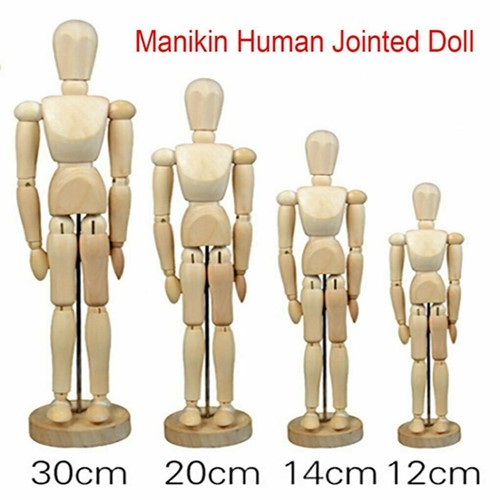 Wooden manikin mannequin - wooden,