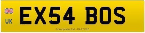 Private number plate ex54 - private,