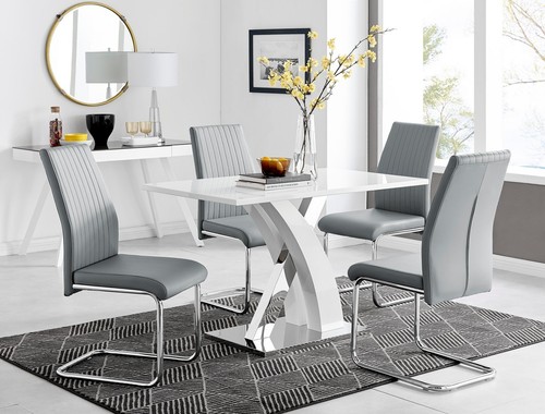 Atlanta white high gloss - high,