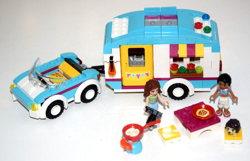 Lego friends car - car, caravan