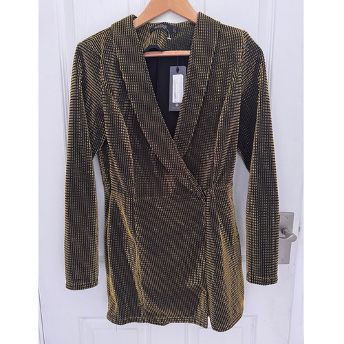 Misspap black gold velvet - misspap,