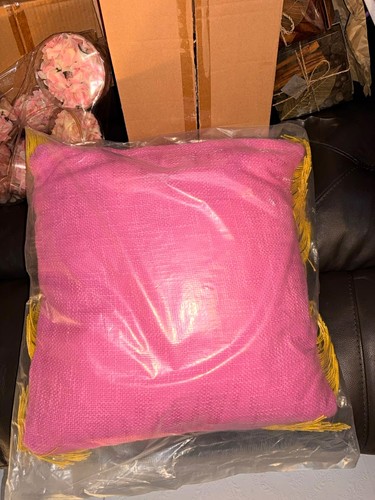 Square decorative cushion pink - square,