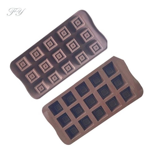 Square shape chocolate mould - square,