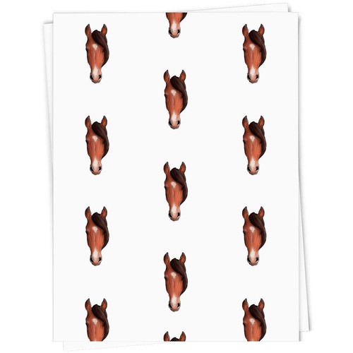 Horse head gift wrap - 'horse,