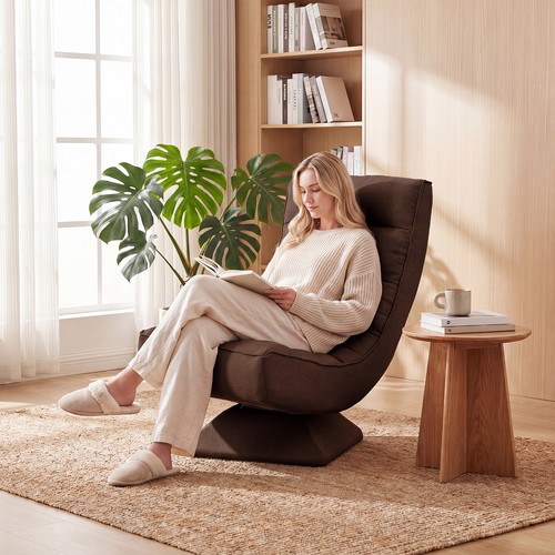 Foldable padded floor chair - floor,