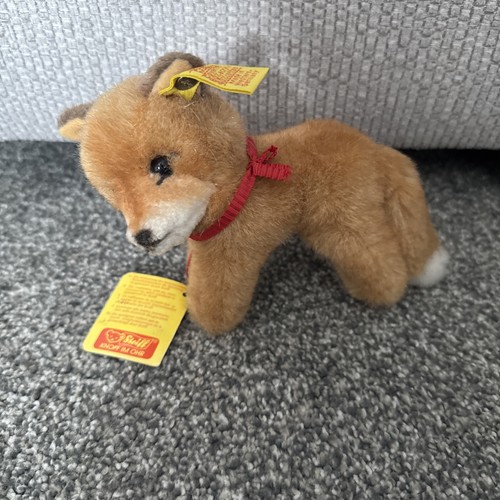 Vintage steiff fuzzy fox - vintage,