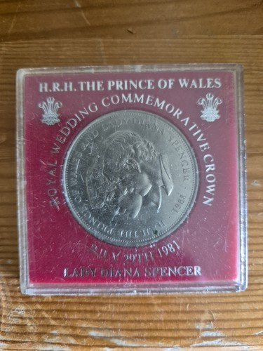 1981 royal wedding coin hrh - 1981,