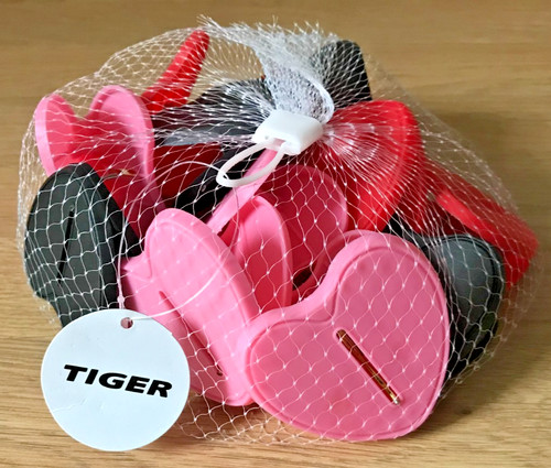 Tiger heart shaped paper - tiger,