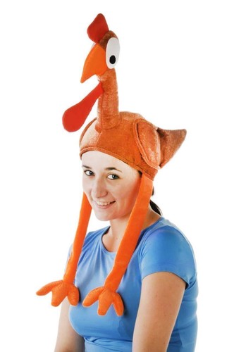 Christmas turkey novelty hat - novelty,