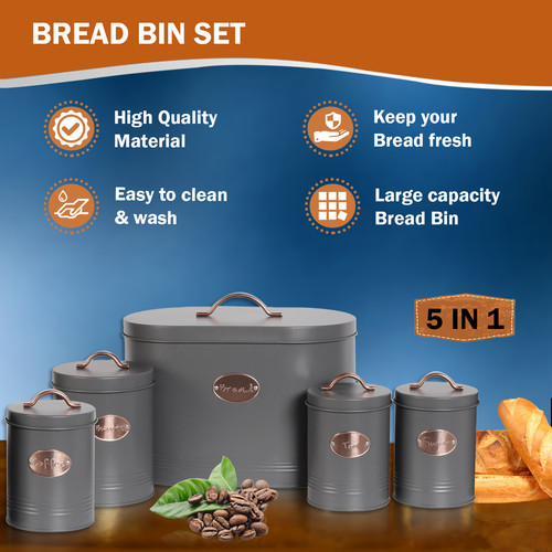 5pc kitchen storage container - kitchen,